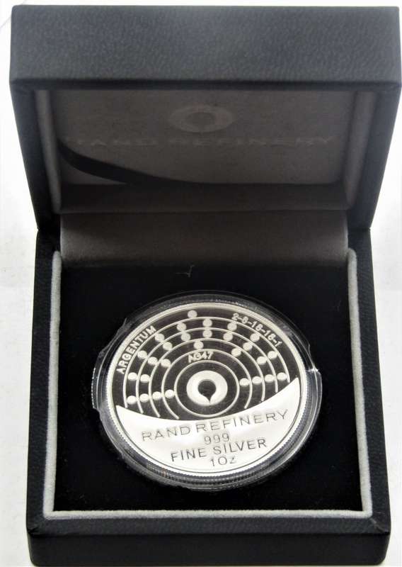 Rand Refinery 90 Years Proof medallion