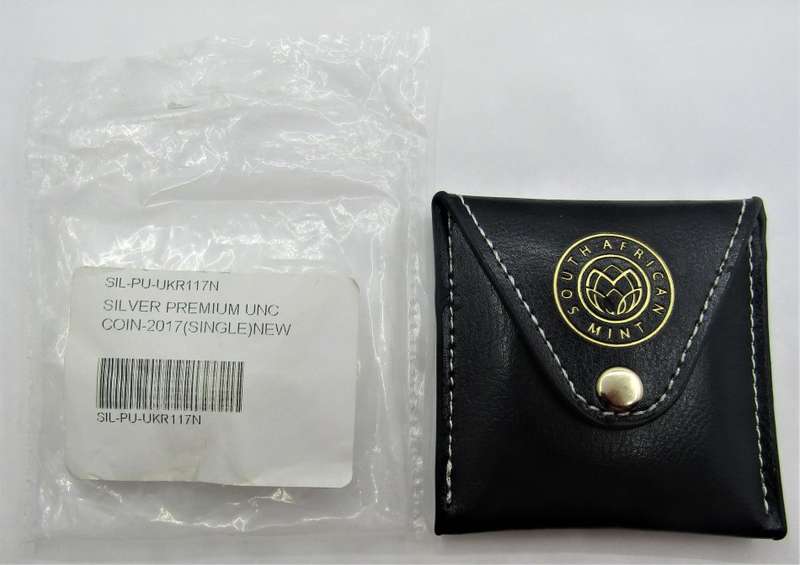 2017 Silver 1 Ounce Krugerrand 50th Anniversary  Premium Uncirculated with COA and Leather Pouch