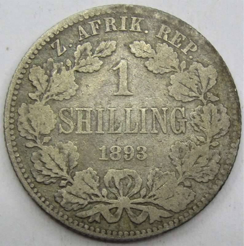 1893 ZAR Shilling *Key-date ZAR issue*