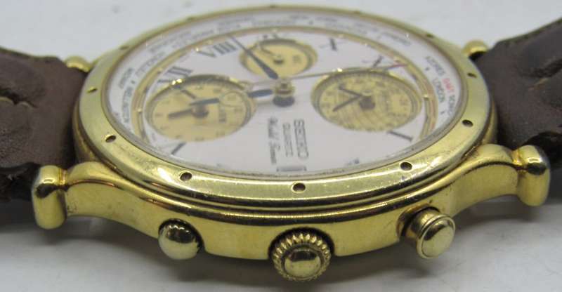 Seiko World Timer Alarm Ref:5T52-7A10
