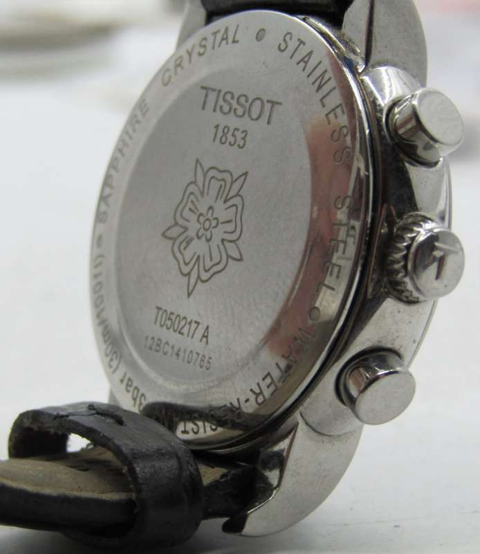 TISSOT  Dress Sport Chronograph Mother of Pearl REF:T050217A