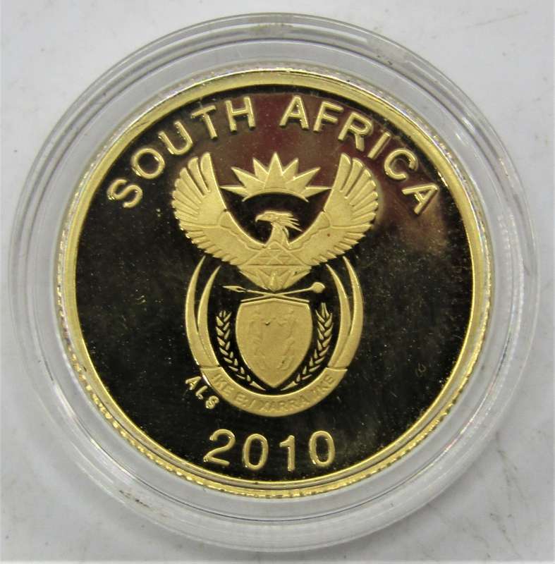 FIFA 2010 1/10 Ounce 999.9 FINE GOLD R1  with Original box and COA