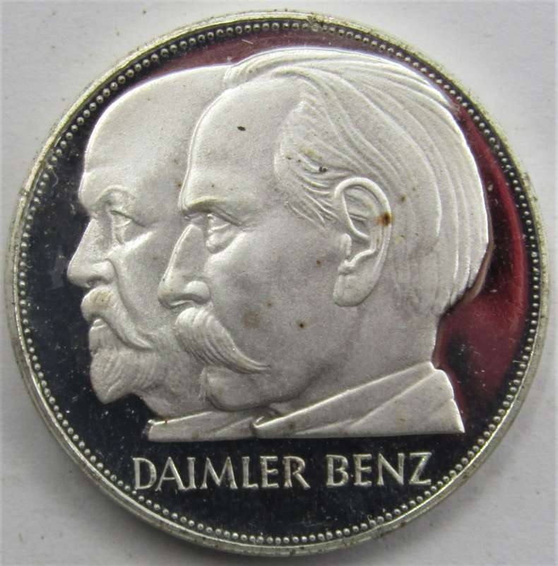 Daimler Benz/Mercedes-Benz Silver 1000/1000 Proof medallion