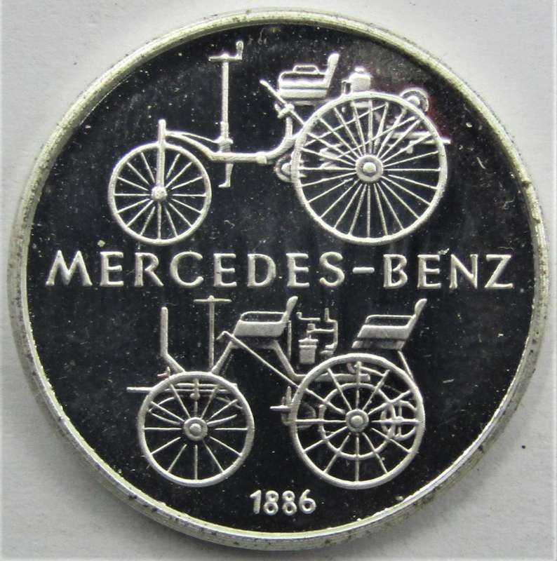 Daimler Benz/Mercedes-Benz Silver 1000/1000 Proof medallion