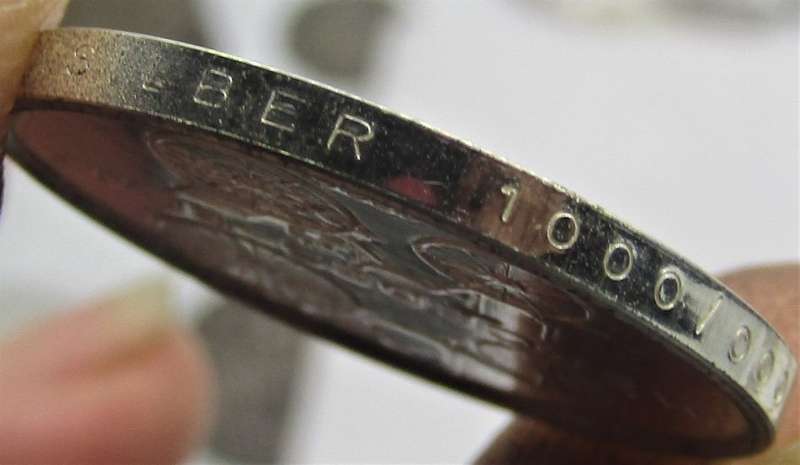 Daimler Benz/Mercedes-Benz Silver 1000/1000 Proof medallion