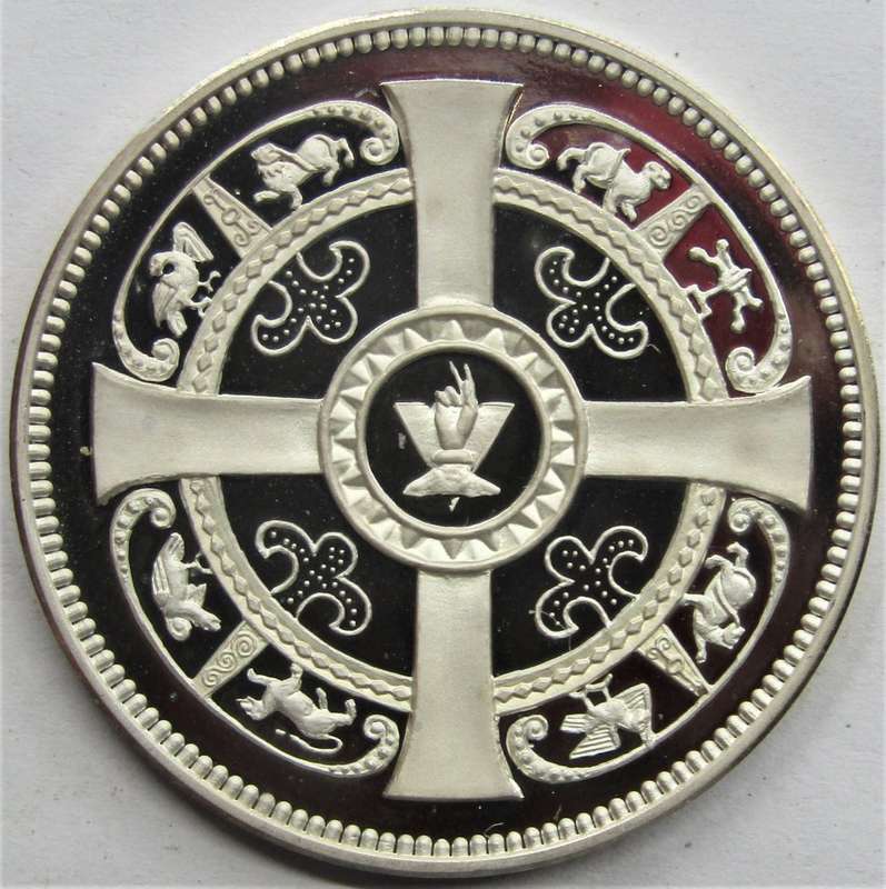 3x Beautiful Proof Cameo 999 Silver medallions "Edward the Martyr 975-979" 60g fine silver!!