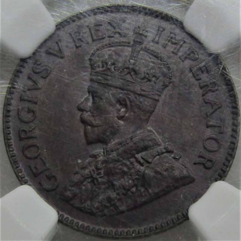 1924 Union of South Africa 1/4 Penny (Farthing) NGC Graded MS63 BN