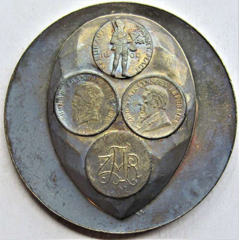 Thomas Francois Burgers Commemorative Proof Medallion 1874-1974