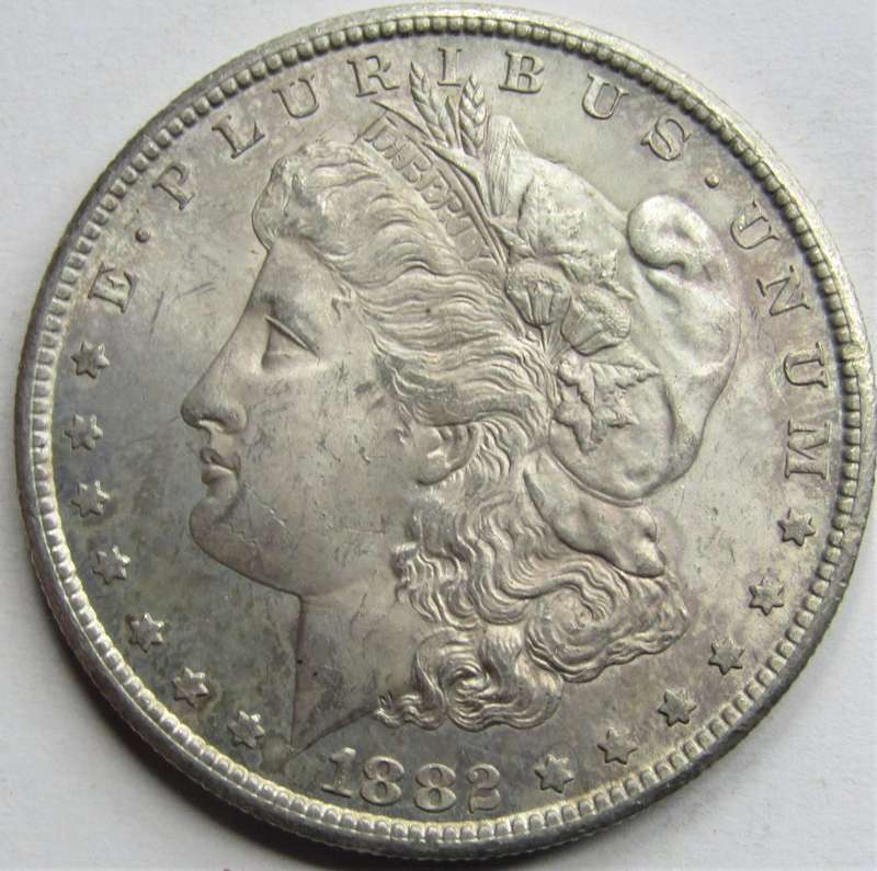 1882-CC (Carson City) United States of America Morgan Dollar  Brilliant UNC RARE
