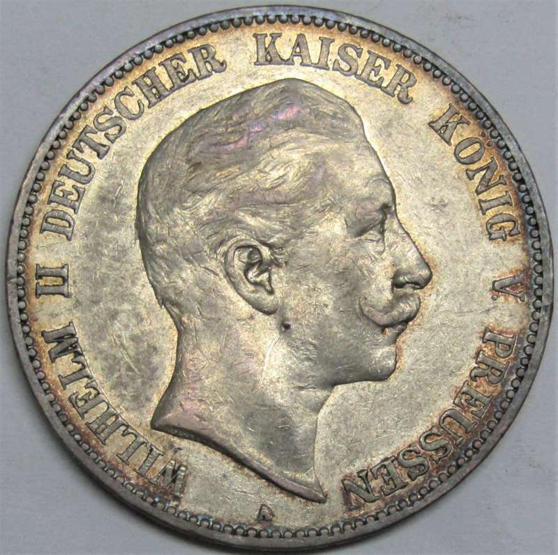 1903A German States Prussia  5 Marks