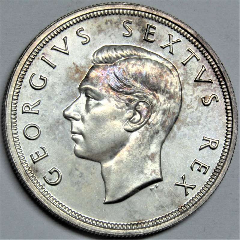 1948 Union of South Africa 5 Shillings GEM PROOF