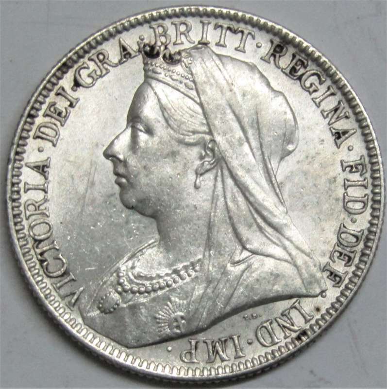 1896 Great Britain Victorian 2 Shillings ( Mint State)