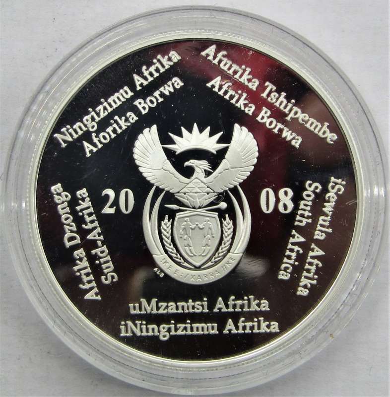 2008 Silver 1 OZ Proof R2 "The International Polar Year(Gough Island)" +Wooden Box of issue