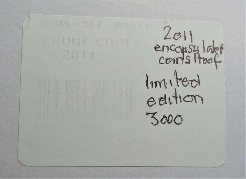 2011 Republic of South Africa Proof Set -with all original inner and outer packaging,COA,BOX etc