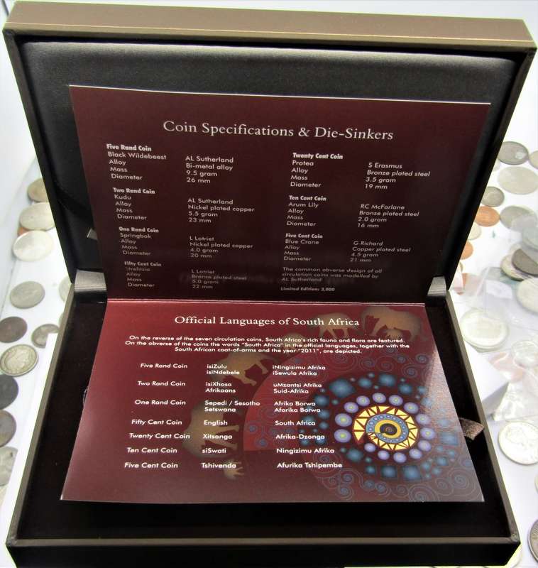 2011 Republic of South Africa Proof Set -with all original inner and outer packaging,COA,BOX etc