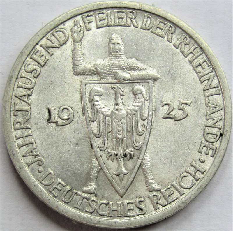 Germany - Weimar Republic 3 Reichsmark 1925A