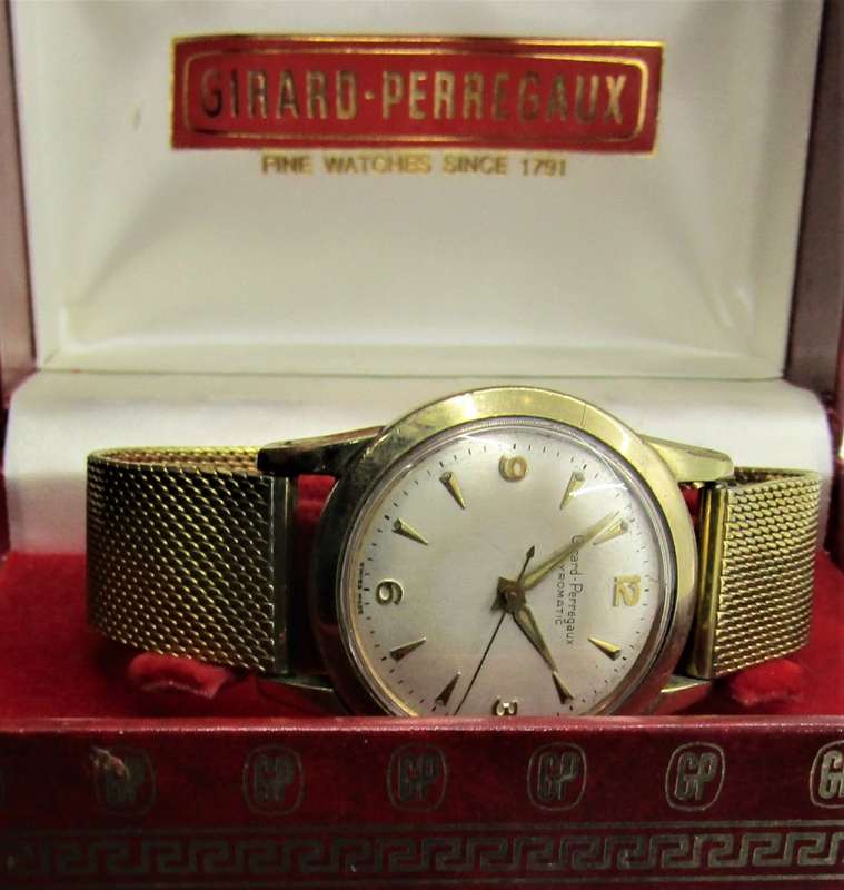 Girard Perregaux Gyromatic Circa 1950s +box "RESERVED for NICHER6731"