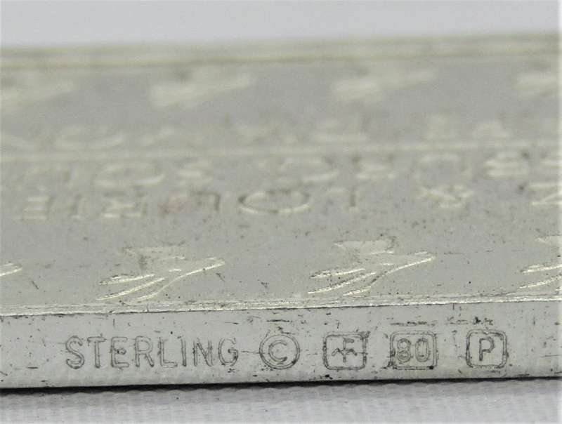 Sterling Silver Proof medallion with diamond