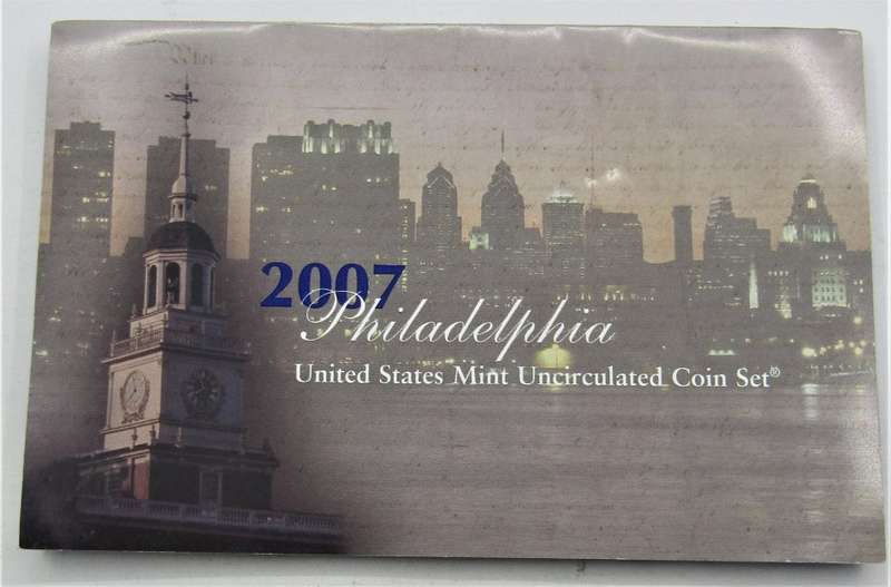 2007  Philadelphia United States Mint Uncirculated Coin Set