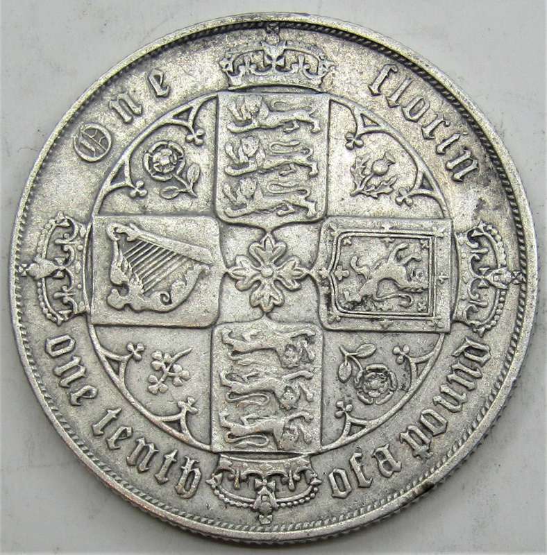 1880 Great Britain Florin