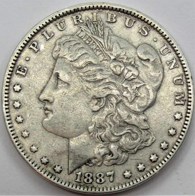 1887 United States of America Morgan Dollar