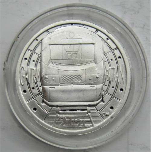 2012 Gauteng Proof Silver 2 1/2 Cents with CPT mintmark (Encapsulated as issued)