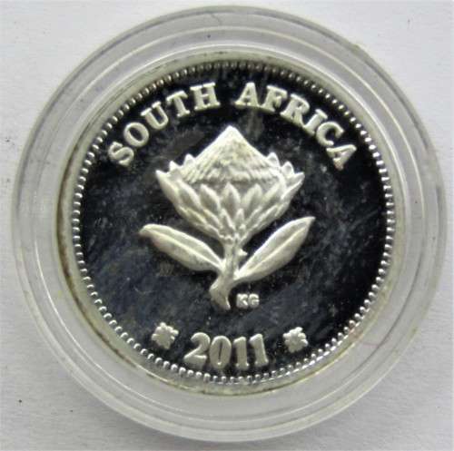 2011 Protea  Proof Silver 2 1/2 Cents