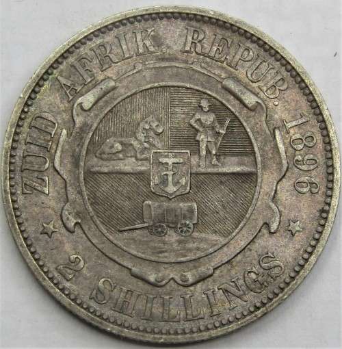 1896 ZAR 2 Shillings
