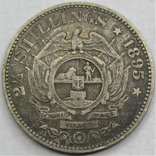 1895 ZAR 2.5 Shillings