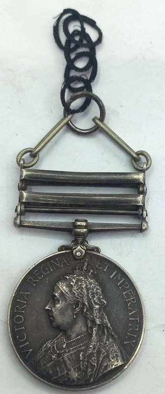 QSA  to TPR J.Mostert Gorringes F.C with 2 bars South Africa 1901/Cape Colony