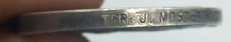 QSA  to TPR J.Mostert Gorringes F.C with 2 bars South Africa 1901/Cape Colony