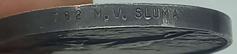 WW2  Africa Service Medal issued to M.V Sluma
