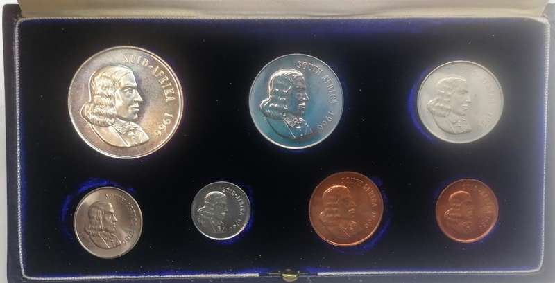 1966 Republic of South Africa Proof Set in original box of issue