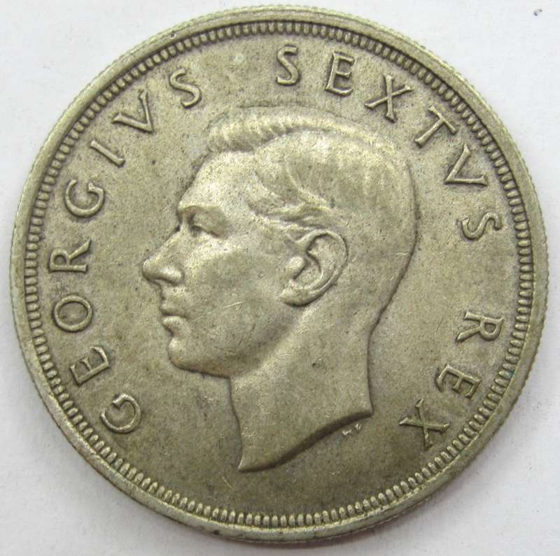 1950 Union of South Africa  5 Shillings
