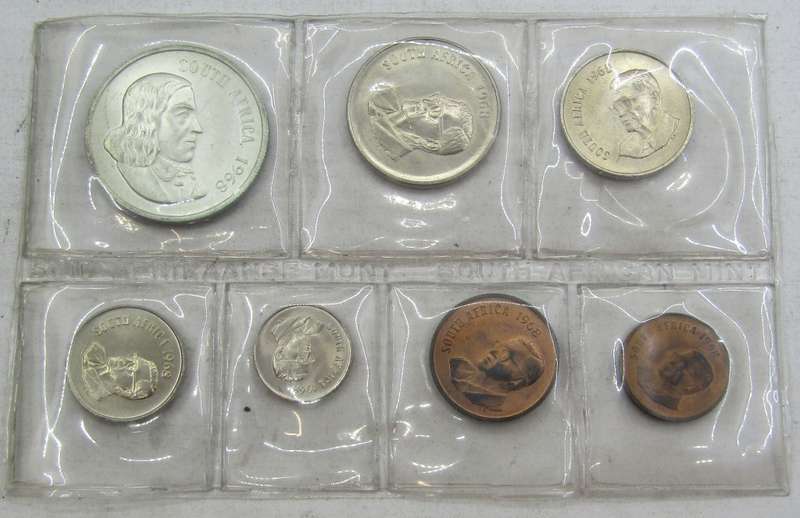2x1968 Republic of South Africa Mint  Set in unopened perfect condition
