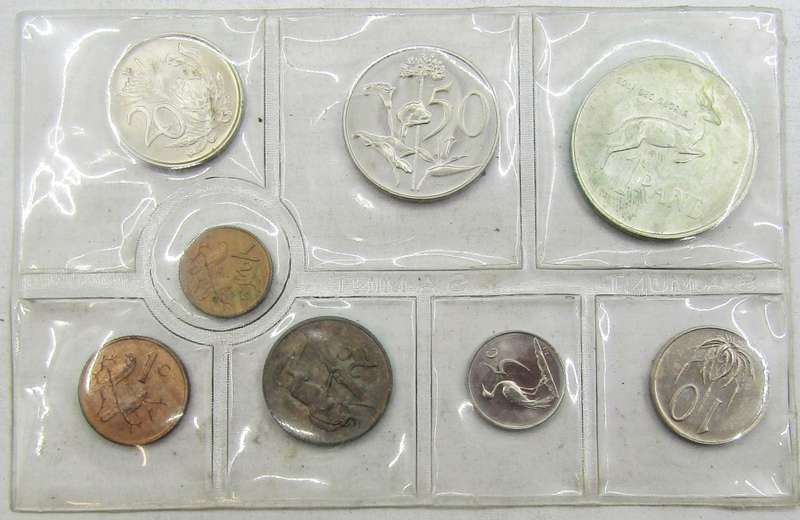 4x1976 Republic of South Africa Mint  Set with SILVER RAND  unopened as issued-4 sets available