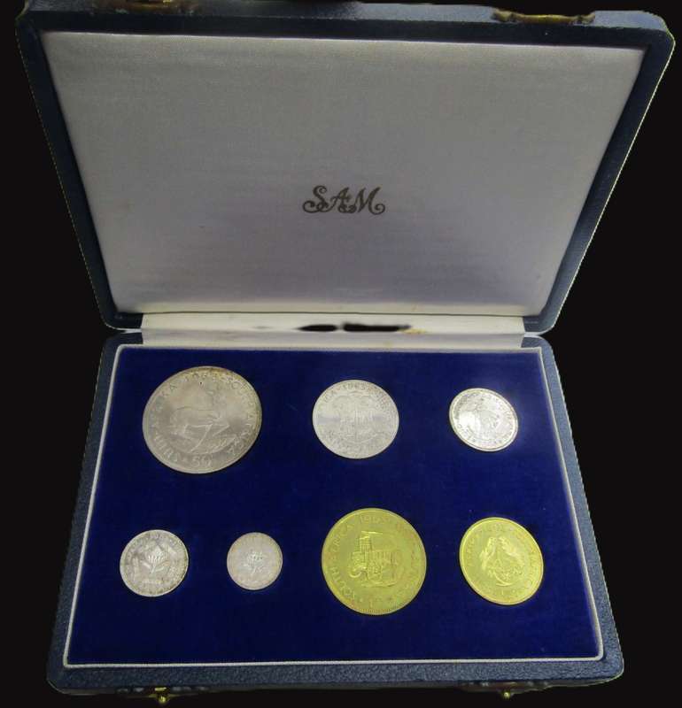 1963 Republic of South Africa Proof Set in original box of issue