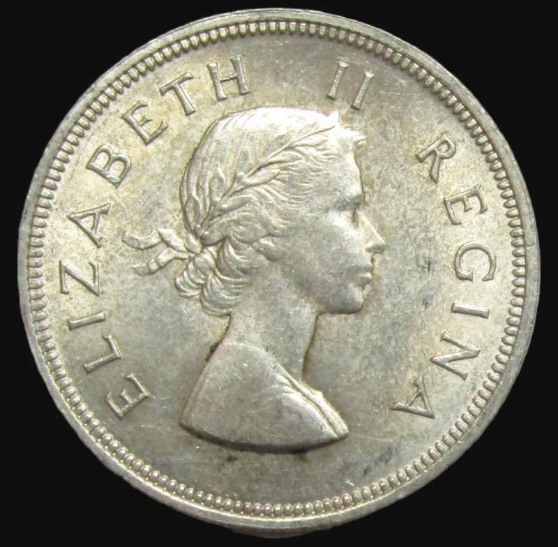 1956 Union of South Africa  2.5 Shillings - UNC