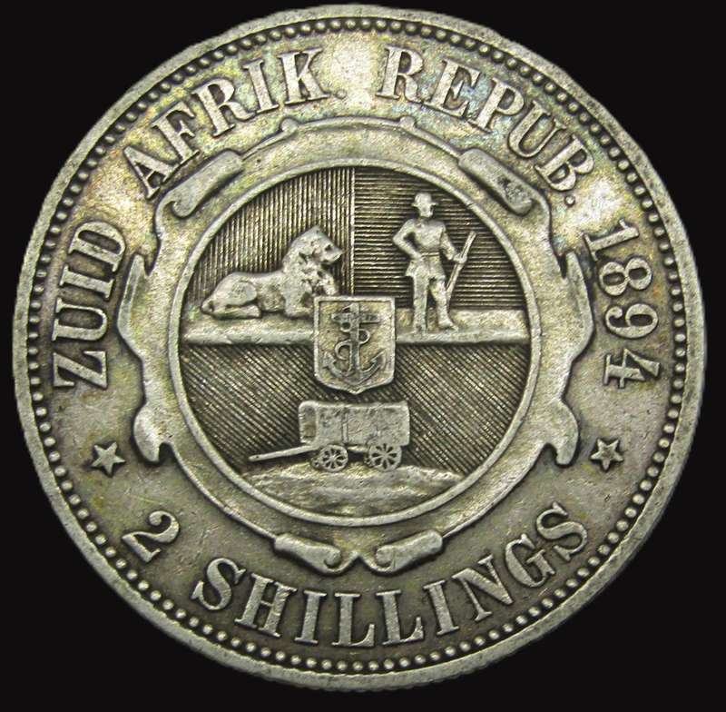 1894 ZAR 2 Shillings