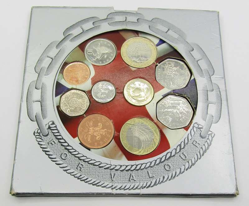 2006 Great Britain Festival Brilliant Uncirculated Coin set in Folder of issue