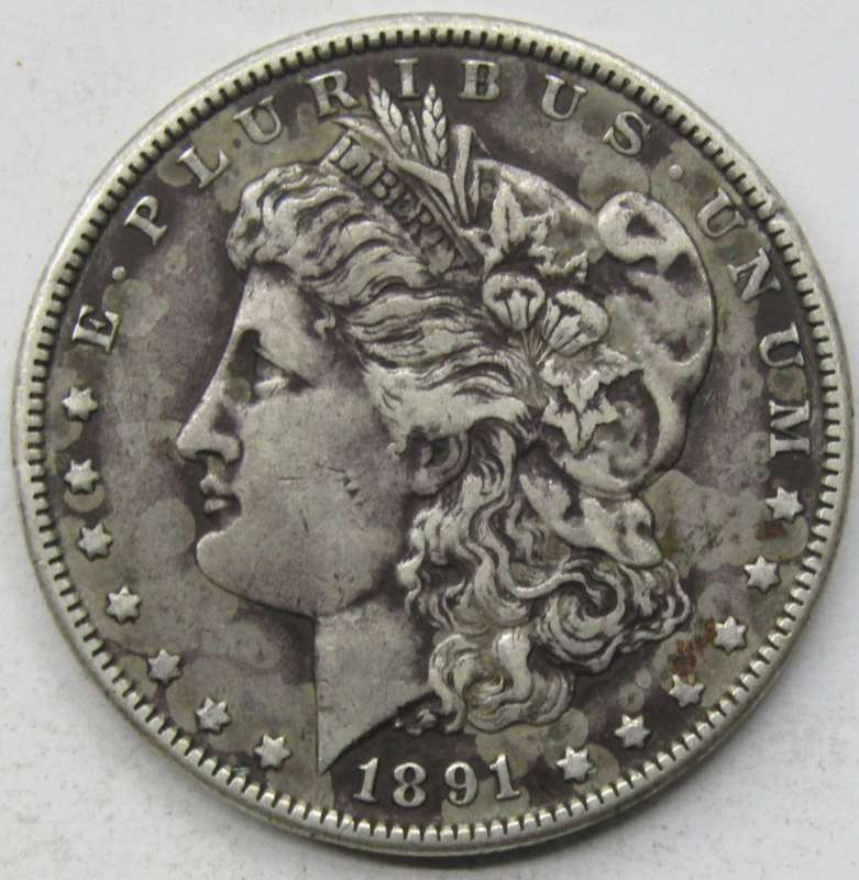1891 United States of America  Morgan Dollar