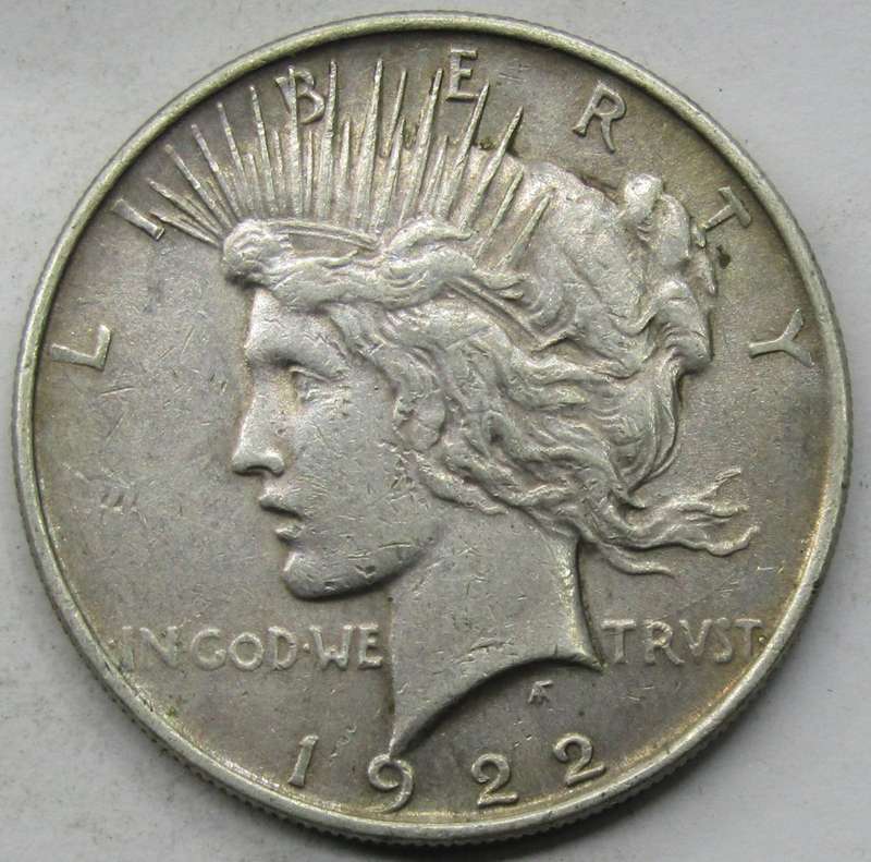 1922 United States of America  Peace Dollar