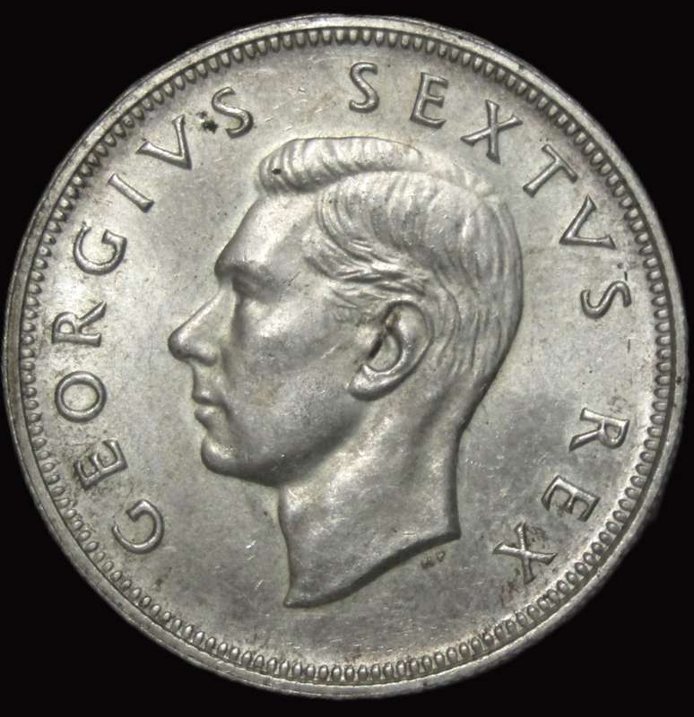 1952 Union of South Africa 2 1/2 Shillings Brilliant UNC