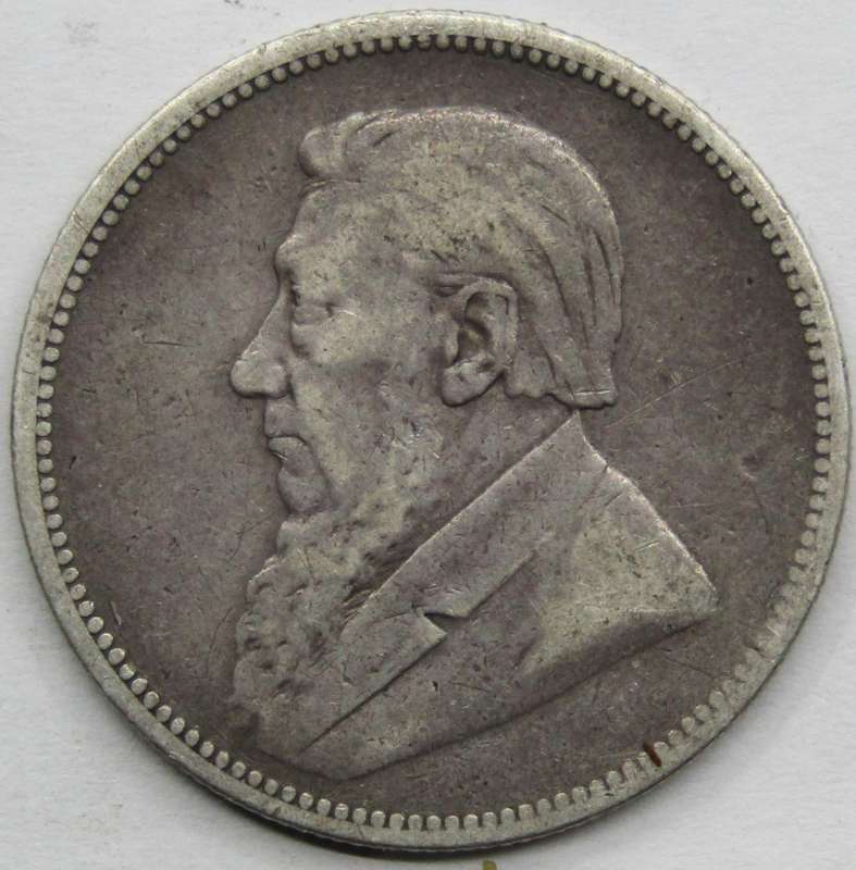 1892 ZAR 2  Shillings