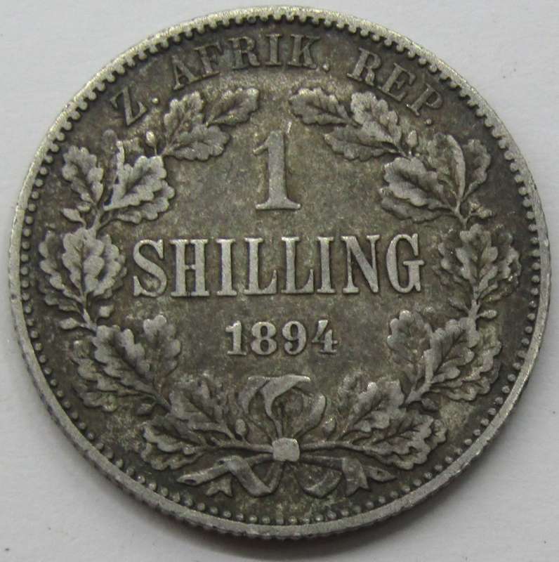 1894 ZAR  Shilling