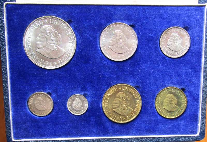 1963 Republic of South Africa Proof Set in original box of issue