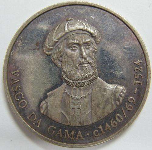 Vasco Da Gama c1460/9-1524 Medallion-19.5g Sterling Silver