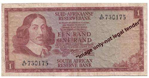 G.Rissik R1 second issue 1966  Prefix A/67