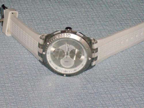 Men's Victory Cloud Watch in an elegant White and Silver finish