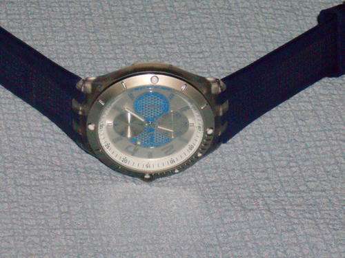 Victory Cloud Watch with Silver and Blue Finish